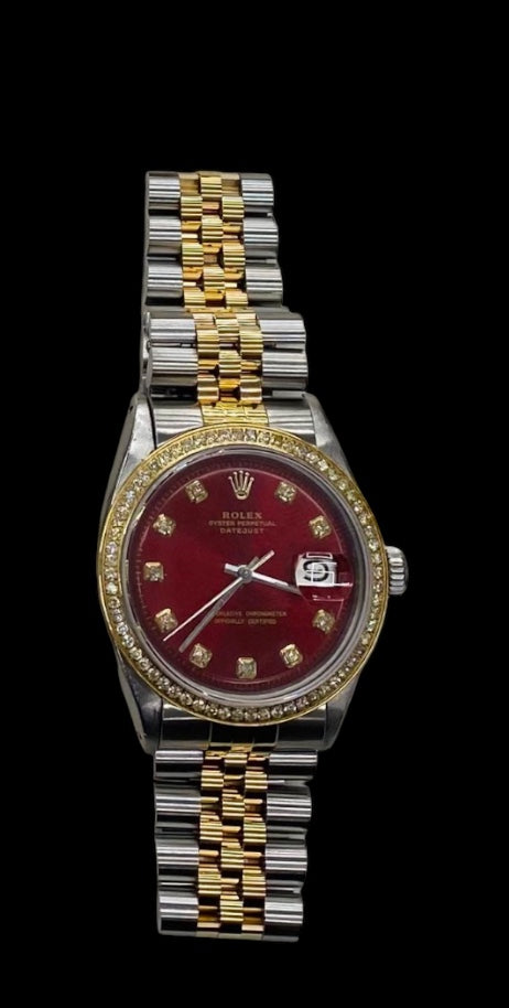 36MM ROLEX DIAMOND BEZEL