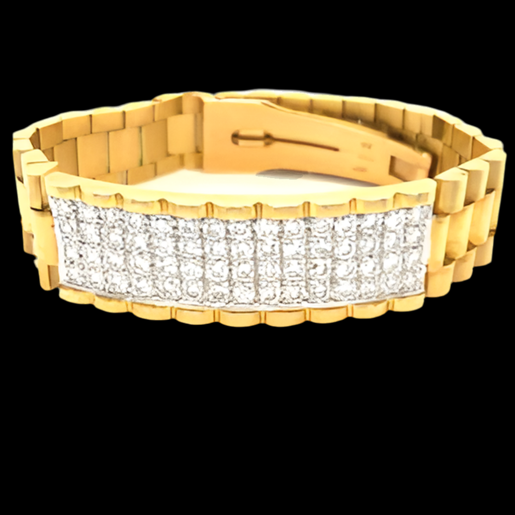 18k Gold Rolex Bracelet Rolex Armband Diamond Rolex Band 18K