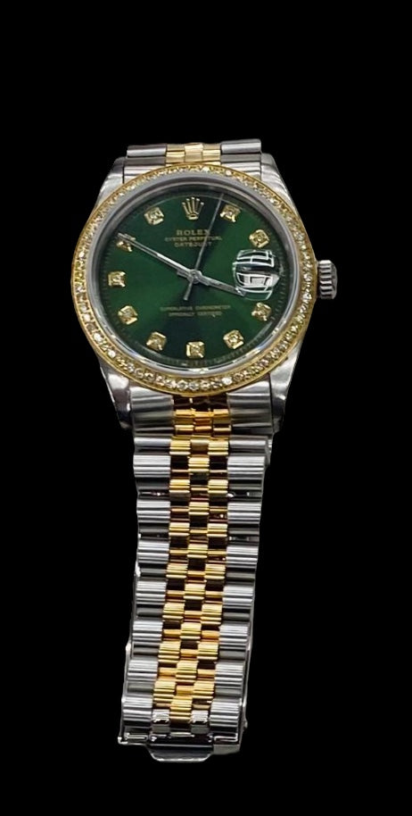 36MM ROLEX DIAMOND BEZEL
