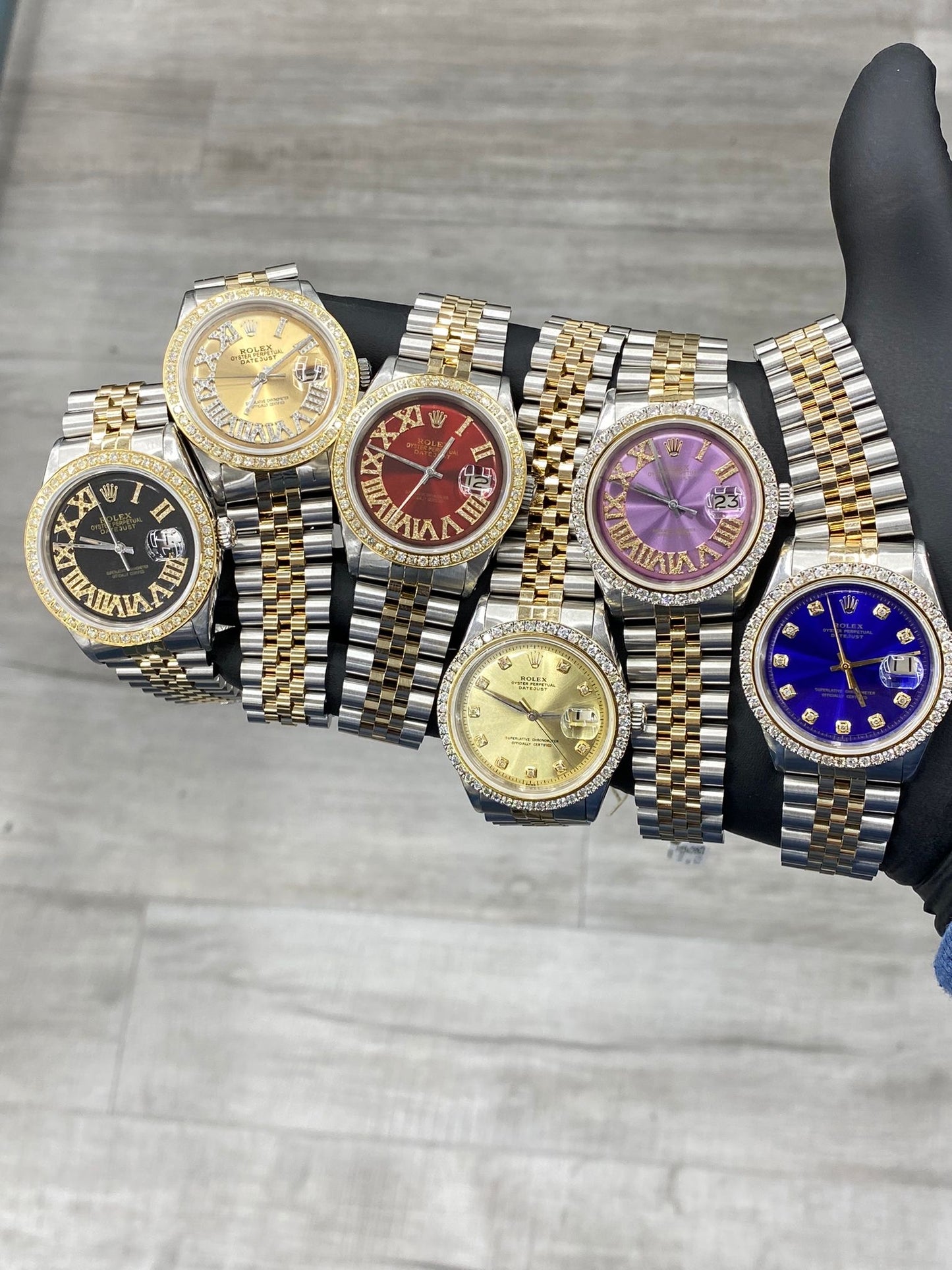 36MM ROLEX DIAMOND BEZEL