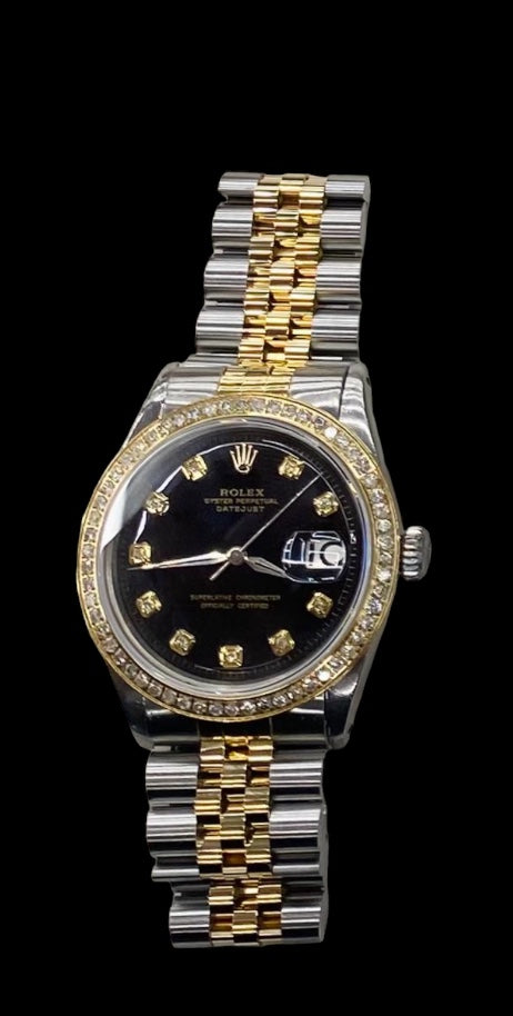 36MM ROLEX DIAMOND BEZEL