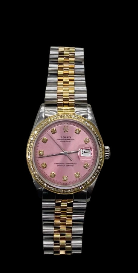 36MM ROLEX DIAMOND BEZEL