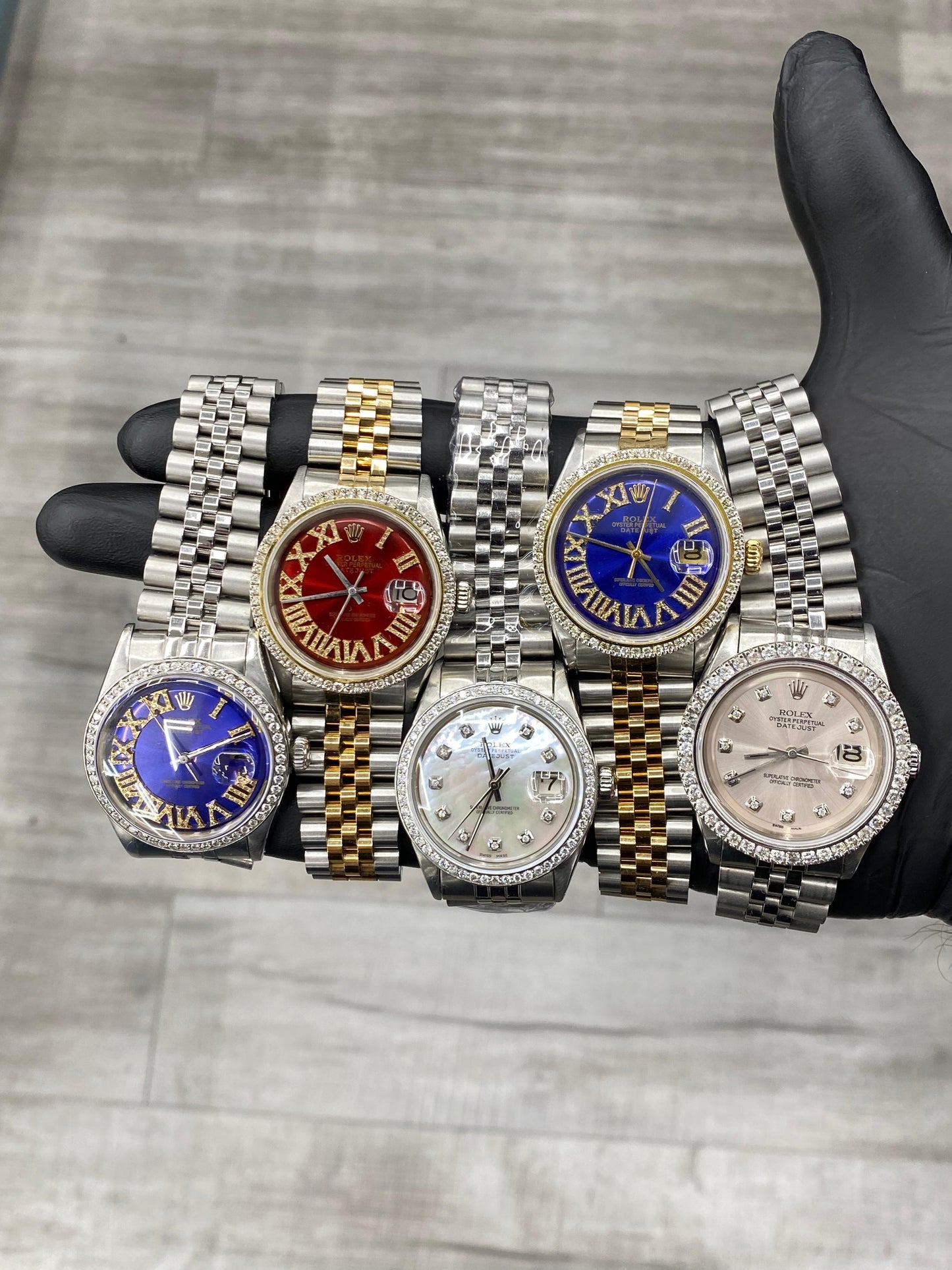 36MM ROLEX DIAMOND BEZEL