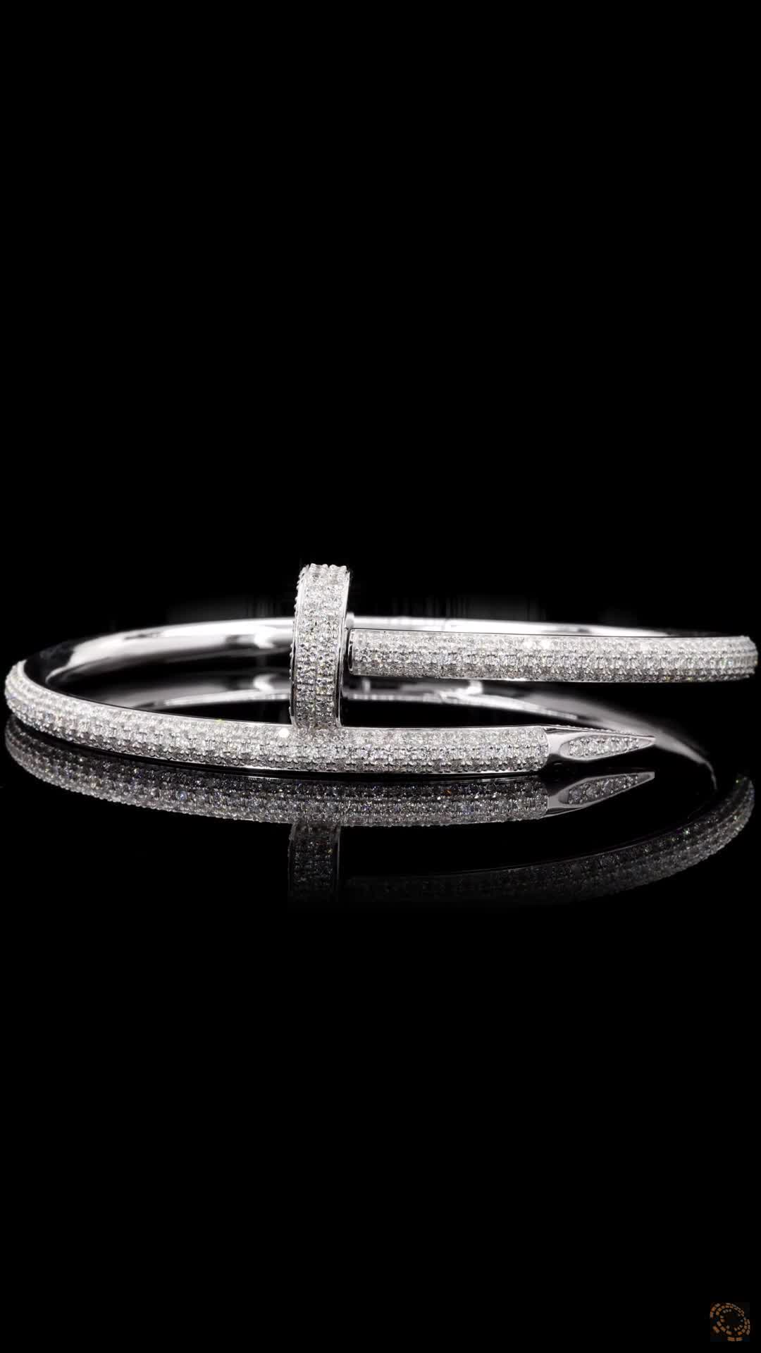 10k Gold Nail Bracelet