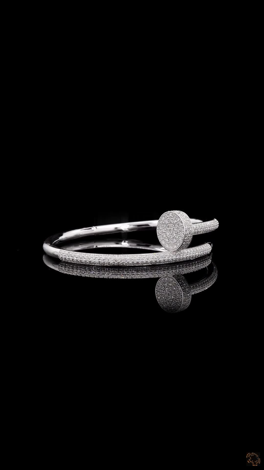 10k Gold Nail Bracelet