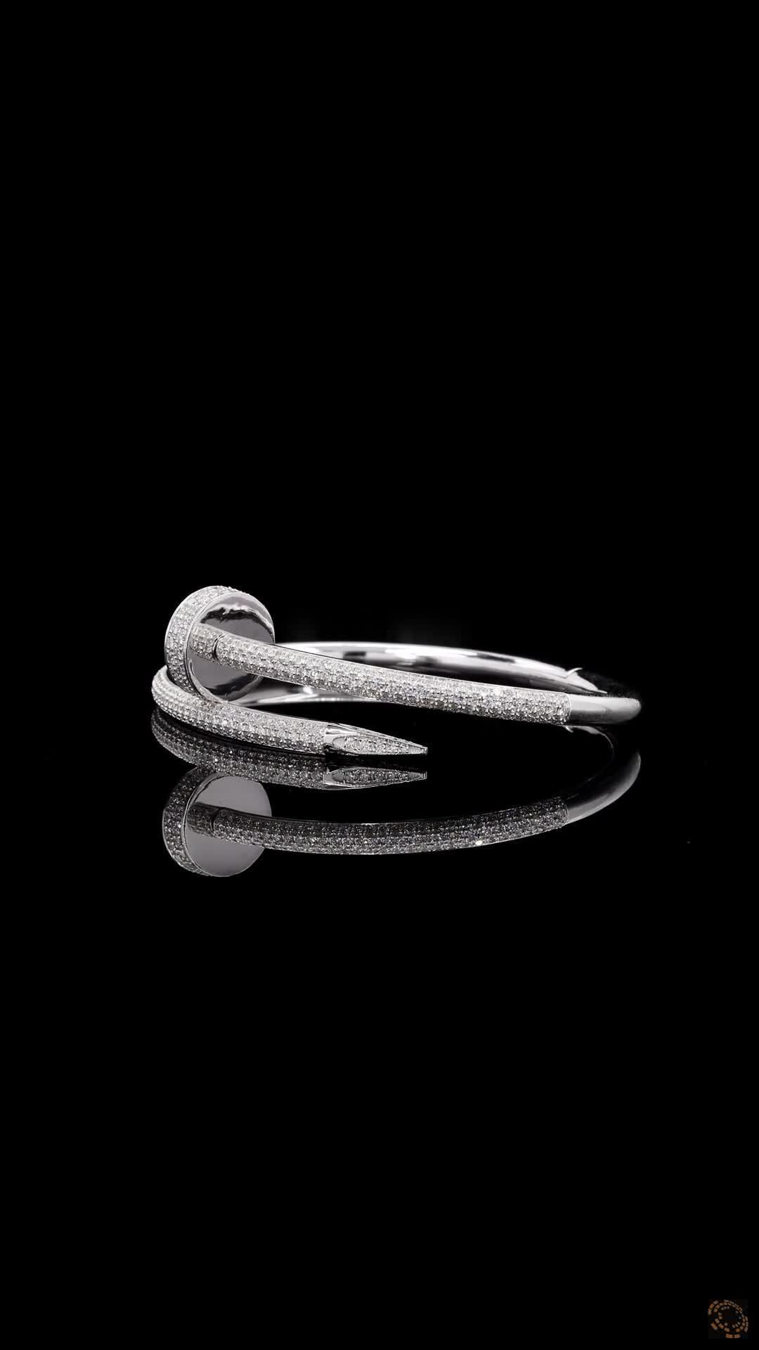 10k Gold Nail Bracelet