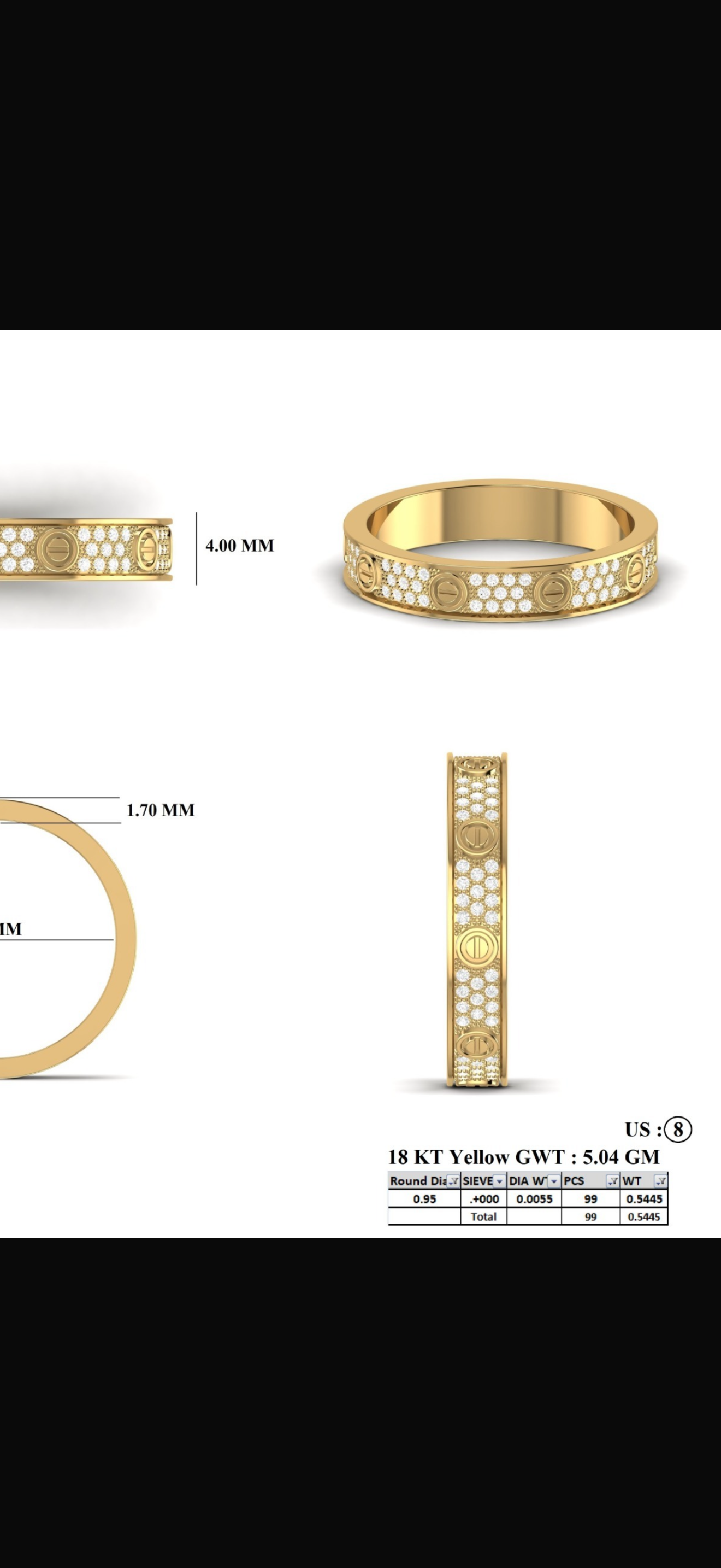10K GOLD CUSTOM Diamond RING
