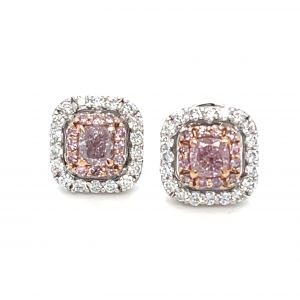 18K White Gold Diamond Earrings Diamonds